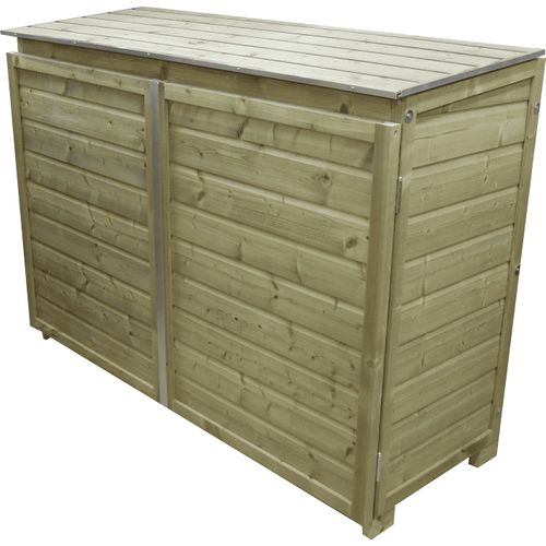 Lutrabox Afvalcontainerkast 3 Containers 176x65x111,5cm